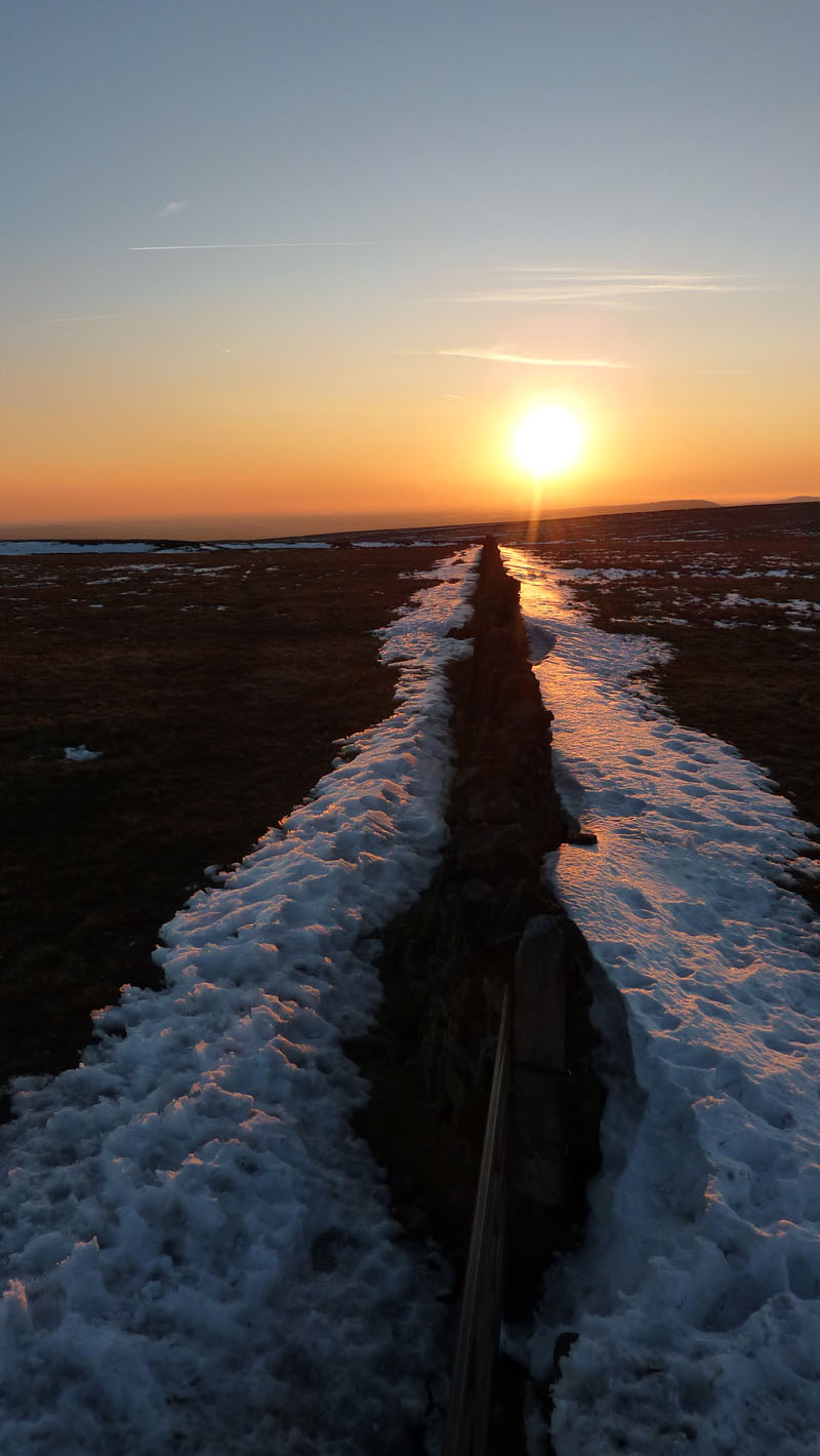 The Wall and Sunset